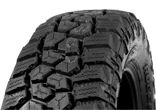 Llanta COOPER TIRES DISCOV RUGGED TREK 265/70R16 DIBUJO