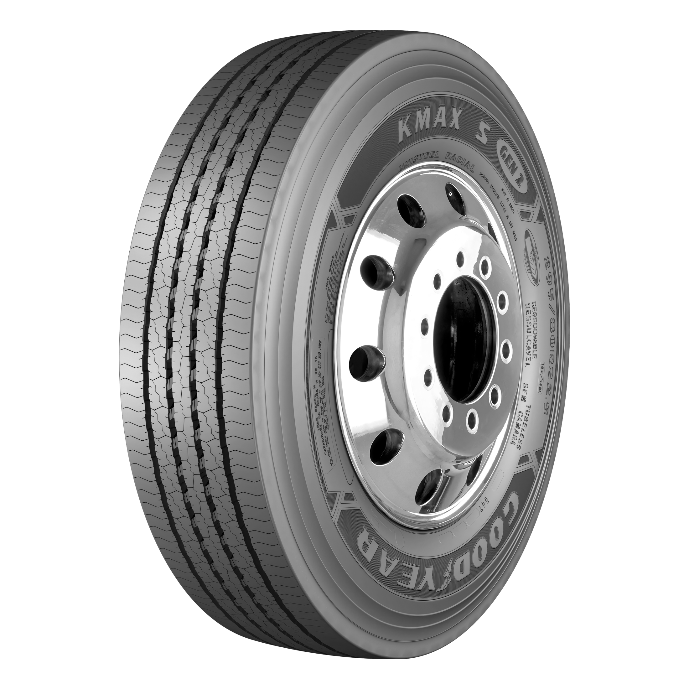 Llanta GOODYEAR KMAX S GEN-2 285/70R19.5