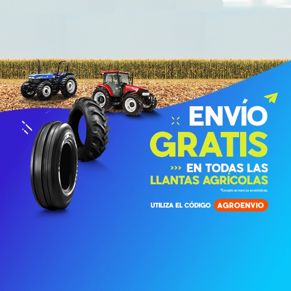 Llantas agrícolas prémium con envío gratis