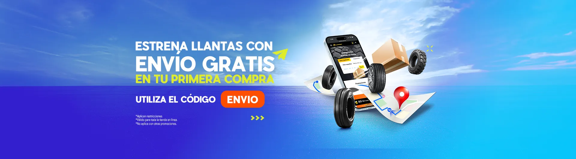 Envío gratis en tu primera compra